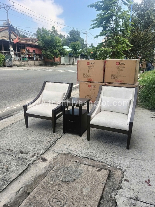 Ghế sofa đơn kem