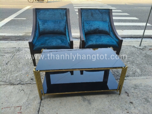 Ghế sofa đơn xanh